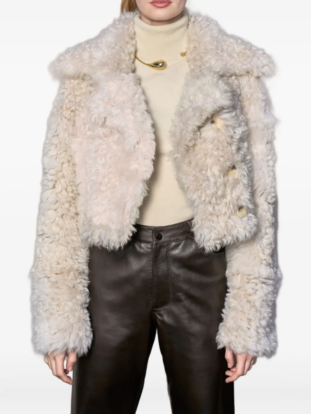 Куртка из овчины с застежкой на пуговицы BIGARDINI, нейтральный
Куртка из овчины с застежкой на пуговицы BIGARDINI, нейтральный