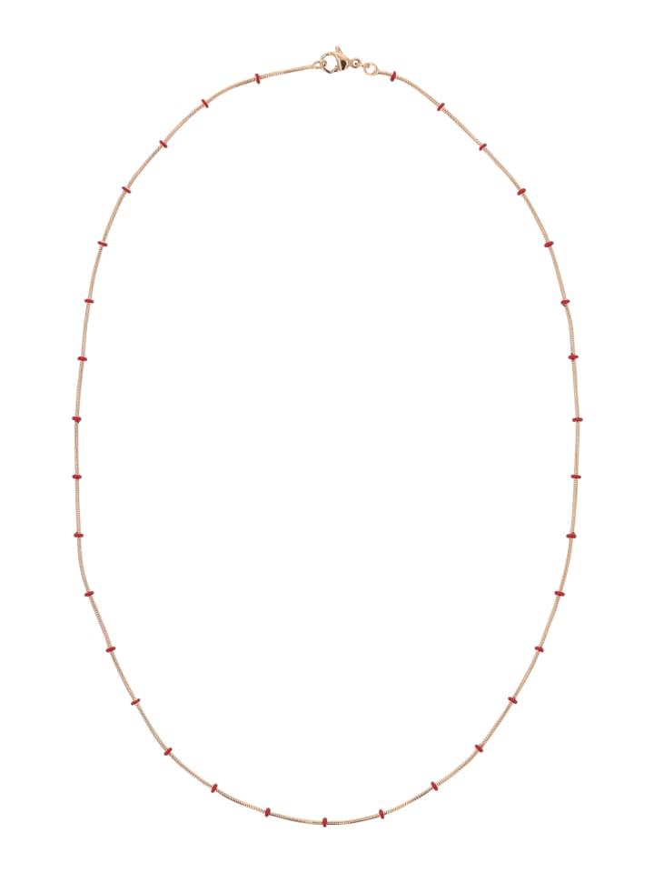 Faina Женское колье-цепочка из розового золота красного цвета
Faina Женское колье-цепочка из розового золота красного цвета