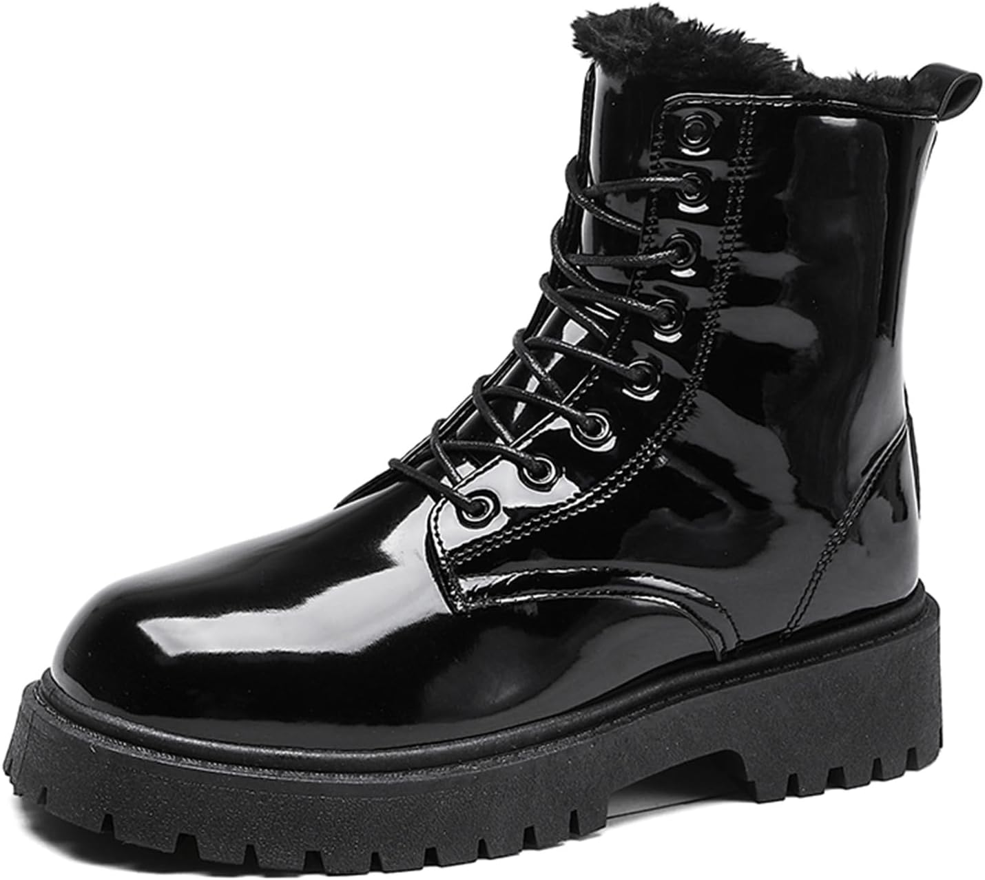 Мужские зимние теплые плюшевые ботинки с высоким топом Мягкая подошва, не скользящие ботинки для повседневного стиля для открытого отдыха Generic, черный
Мужские зимние теплые плюшевые ботинки с высоким топом Мягкая подошва, не скользящие ботинки для повседневного стиля для открытого отдыха Generic, черный