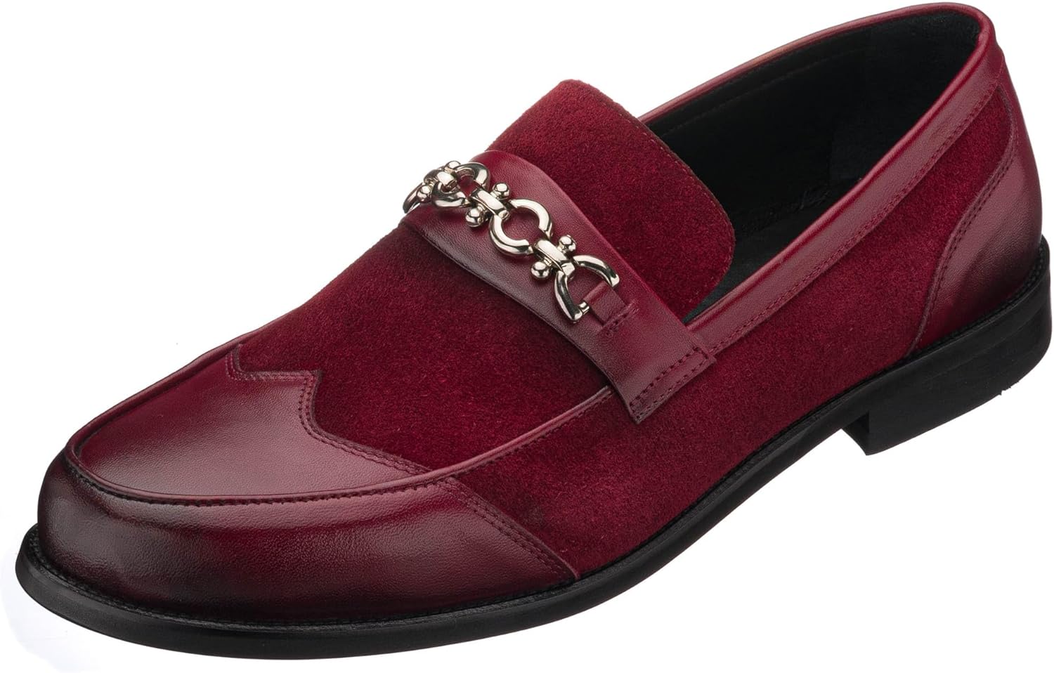 Мужские кожаные лоферы DALGALA бордового цвета ручной работы, с пряжкой, для формального стиля и повседневной моды
Мужские кожаные лоферы DALGALA бордового цвета ручной работы, с пряжкой, для формального стиля и повседневной моды