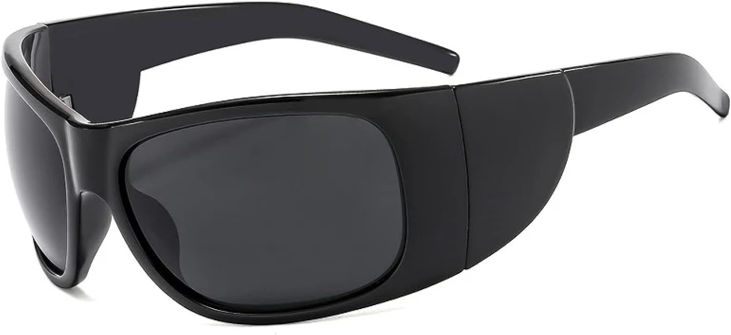 Модные солнцезащитные очки большого размера с обтекаемой формой для женщин, в стиле ретро-панк, для мужчин, спортивные очки с защитой от УФ-излучения UV400 TKKTLLT, C1
Модные солнцезащитные очки большого размера с обтекаемой формой для женщин, в стиле ретро-панк, для мужчин, спортивные очки с защитой от УФ-излучения UV400 TKKTLLT, C1