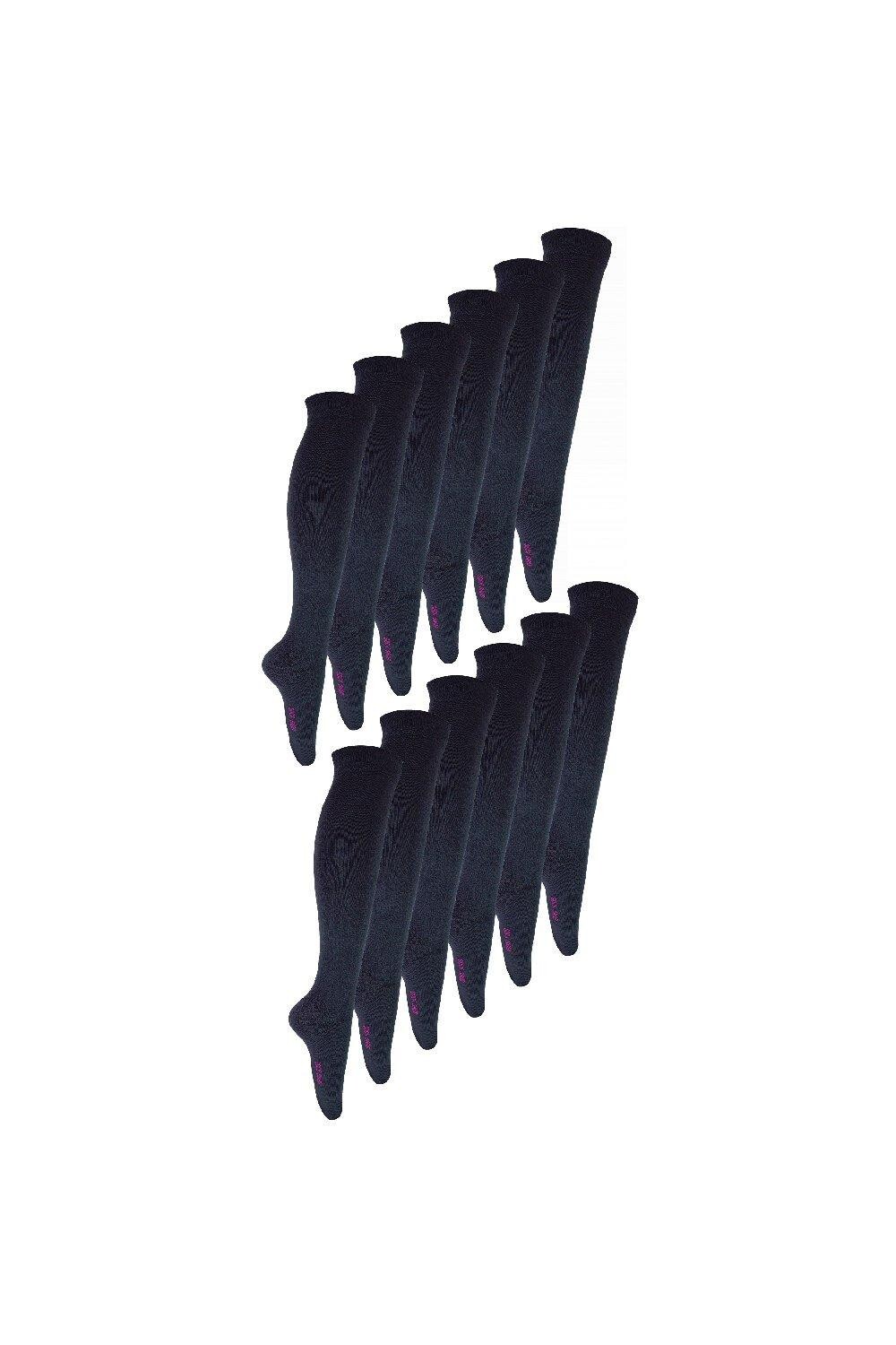 12 пар мягких бамбуковых разноцветных школьных носков до колена Sock Snob, серый
12 пар мягких бамбуковых разноцветных школьных носков до колена Sock Snob, серый