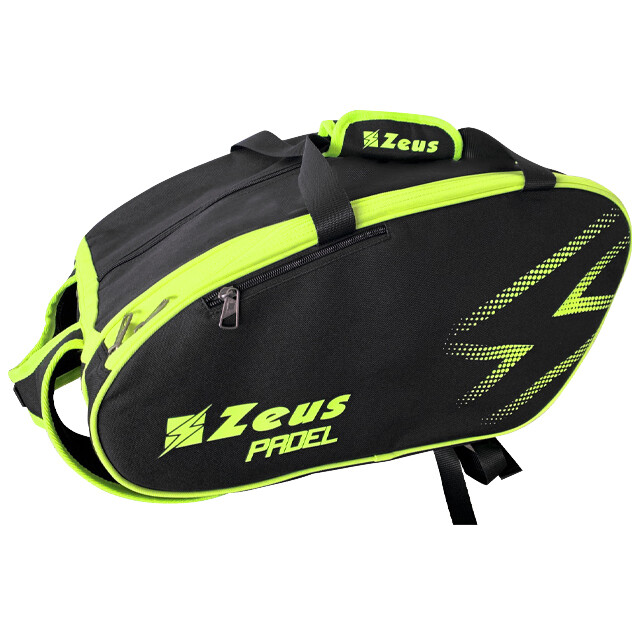Zeus Padel Bag Сумка для ракетки для падель черная неоново-желтая 
Zeus Padel Bag Сумка для ракетки для падель черная неоново-желтая