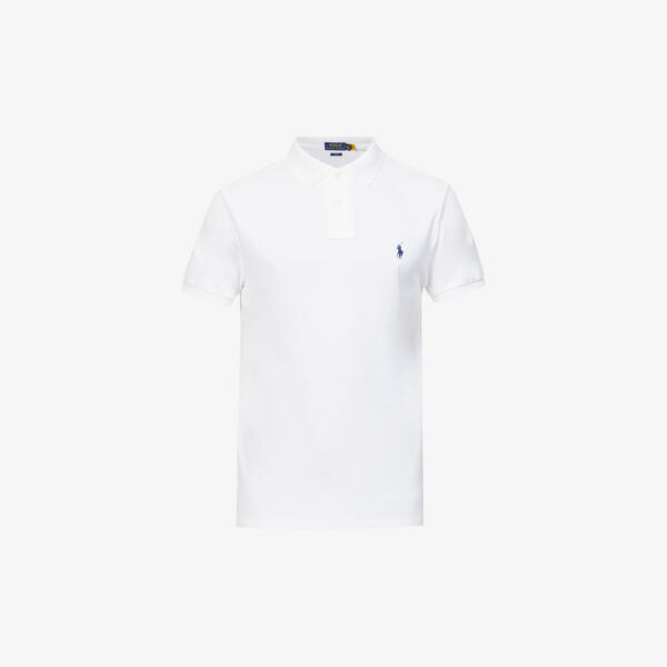 Рубашка-поло приталенного кроя из хлопкового пике с короткими рукавами и вышитым логотипом Polo Ralph Lauren, белый
Рубашка-поло приталенного кроя из хлопкового пике с короткими рукавами и вышитым логотипом Polo Ralph Lauren, белый