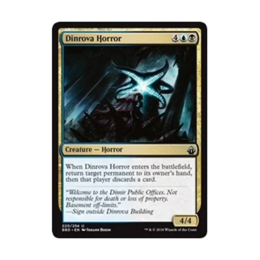 CCG Динрова Ужас (Ю), MTG - Battlebond
CCG Динрова Ужас (Ю), MTG - Battlebond