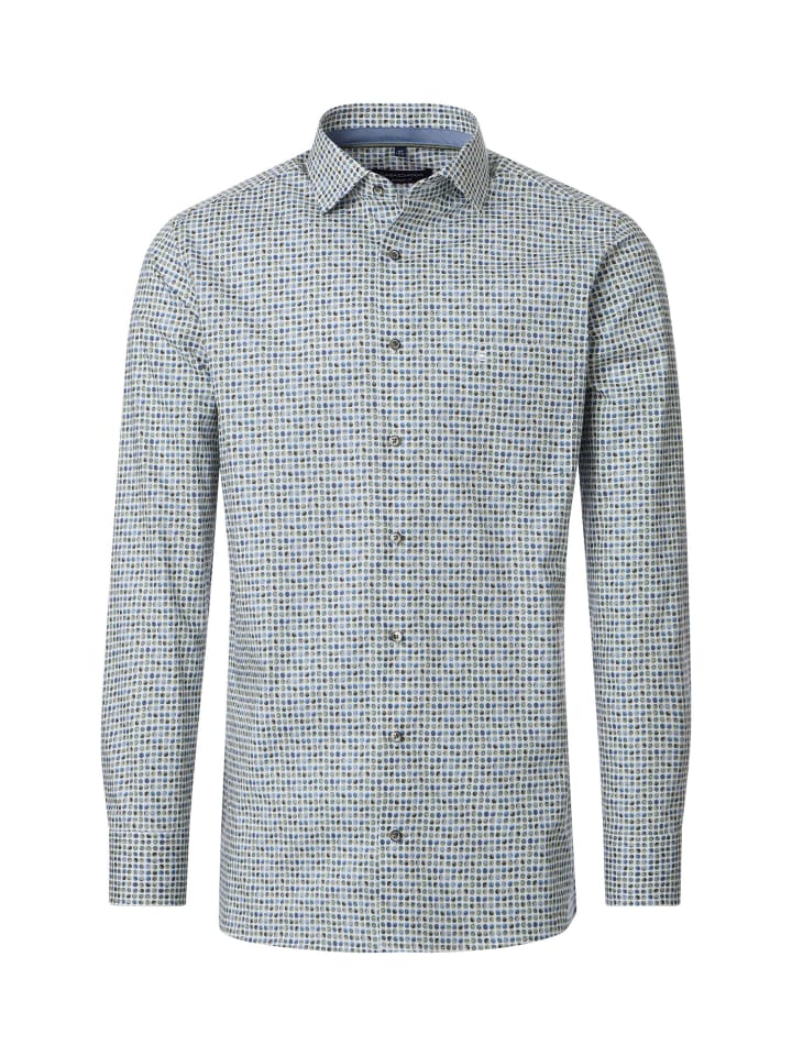 Деловая рубашка зелено-синего цвета CASAMODA
Деловая рубашка зелено-синего цвета CASAMODA