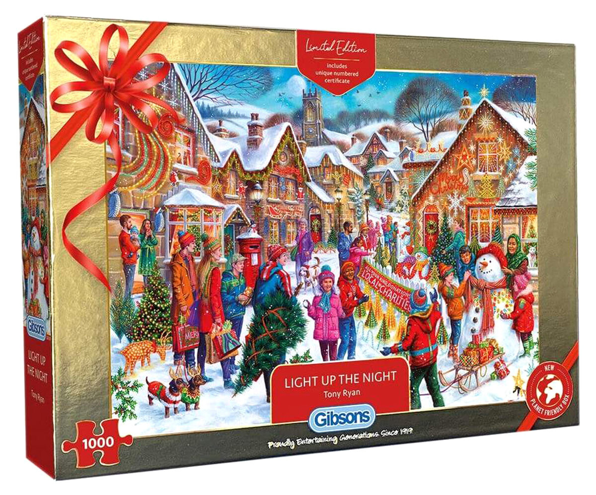 Гибсоны, пазл, Зажги ночь, 1000 шт. Gibsons
Гибсоны, пазл, Зажги ночь, 1000 шт. Gibsons