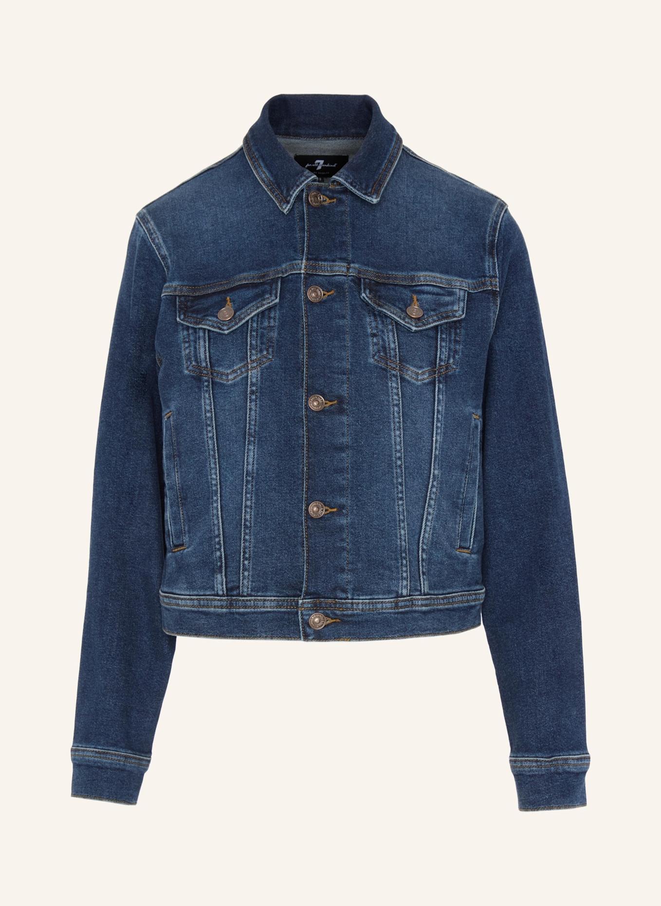 Классическая джинсовая куртка дальнобойщика 7 For All Mankind, синий
Классическая джинсовая куртка дальнобойщика 7 For All Mankind, синий