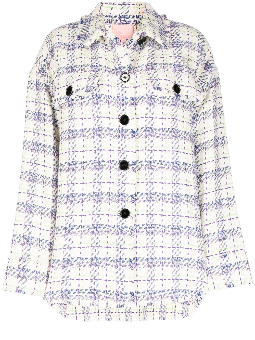 Клетчатая куртка-рубашка оверсайз BAPY BY *A BATHING APE, белый
Клетчатая куртка-рубашка оверсайз BAPY BY *A BATHING APE, белый