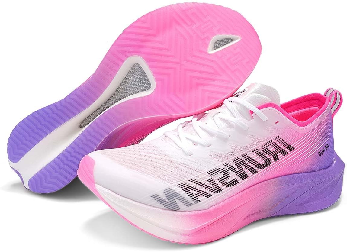 Беговые кроссовки с углеродной пластиной для мужчин и женщин, легкие, с амортизацией и поддержкой свода стопы, для бега, тренировок и повседневной носки Irunsvan, фиолетовый
Беговые кроссовки с углеродной пластиной для мужчин и женщин, легкие, с амортизацией и поддержкой свода стопы, для бега, тренировок и повседневной носки Irunsvan, фиолетовый