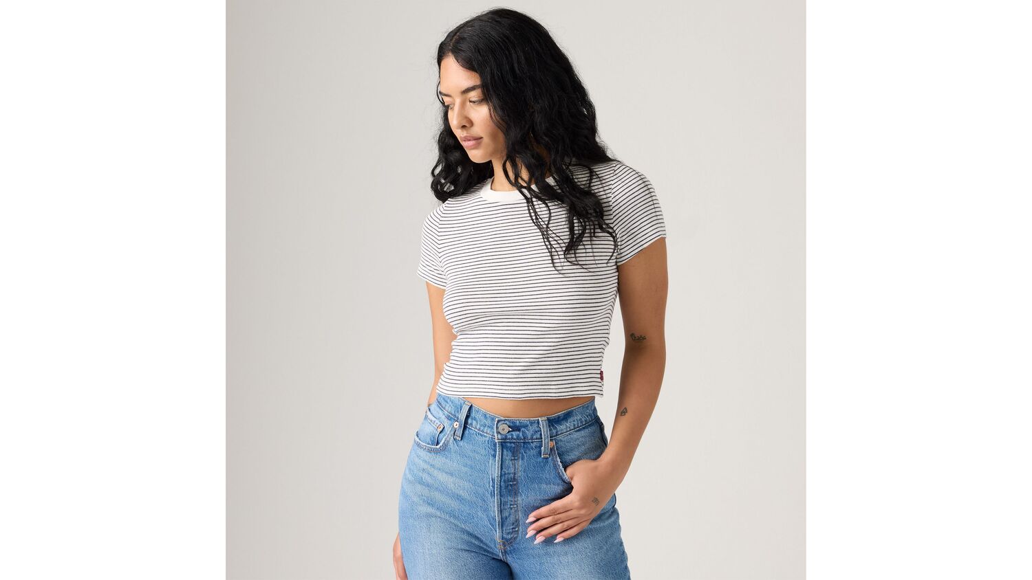 Базовая спортивная футболка Levi's, Annalise Stripe Peacoat Cotton - Blue
Базовая спортивная футболка Levi's, Annalise Stripe Peacoat Cotton - Blue