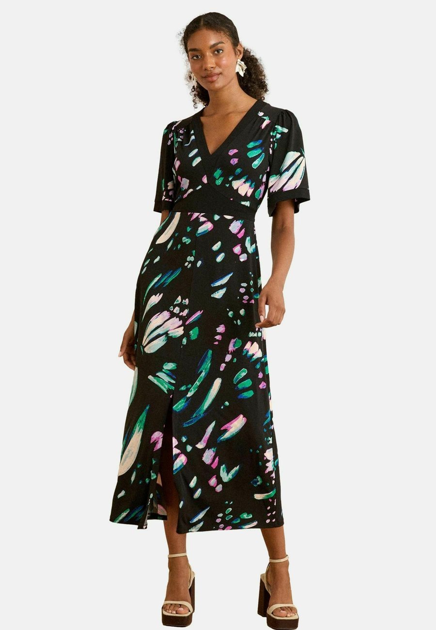 Платье Love & Roses V-NECK KIMONO SLEEVE MIDI, Black Abstract/Black
Платье Love & Roses V-NECK KIMONO SLEEVE MIDI, Black Abstract/Black