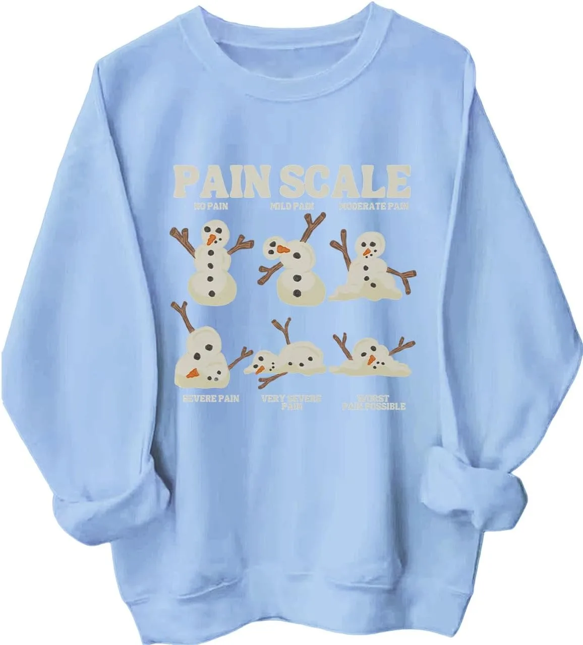Толстовка с новогодним снеговиком и шкалой боли — забавный свитер для медсестры Batclock
Толстовка с новогодним снеговиком и шкалой боли — забавный свитер для медсестры Batclock