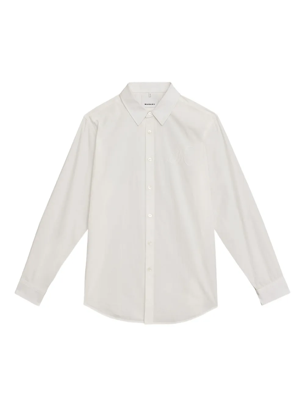 Рубашка с длинными рукавами и вышивкой MARANT, белый
Рубашка с длинными рукавами и вышивкой MARANT, белый