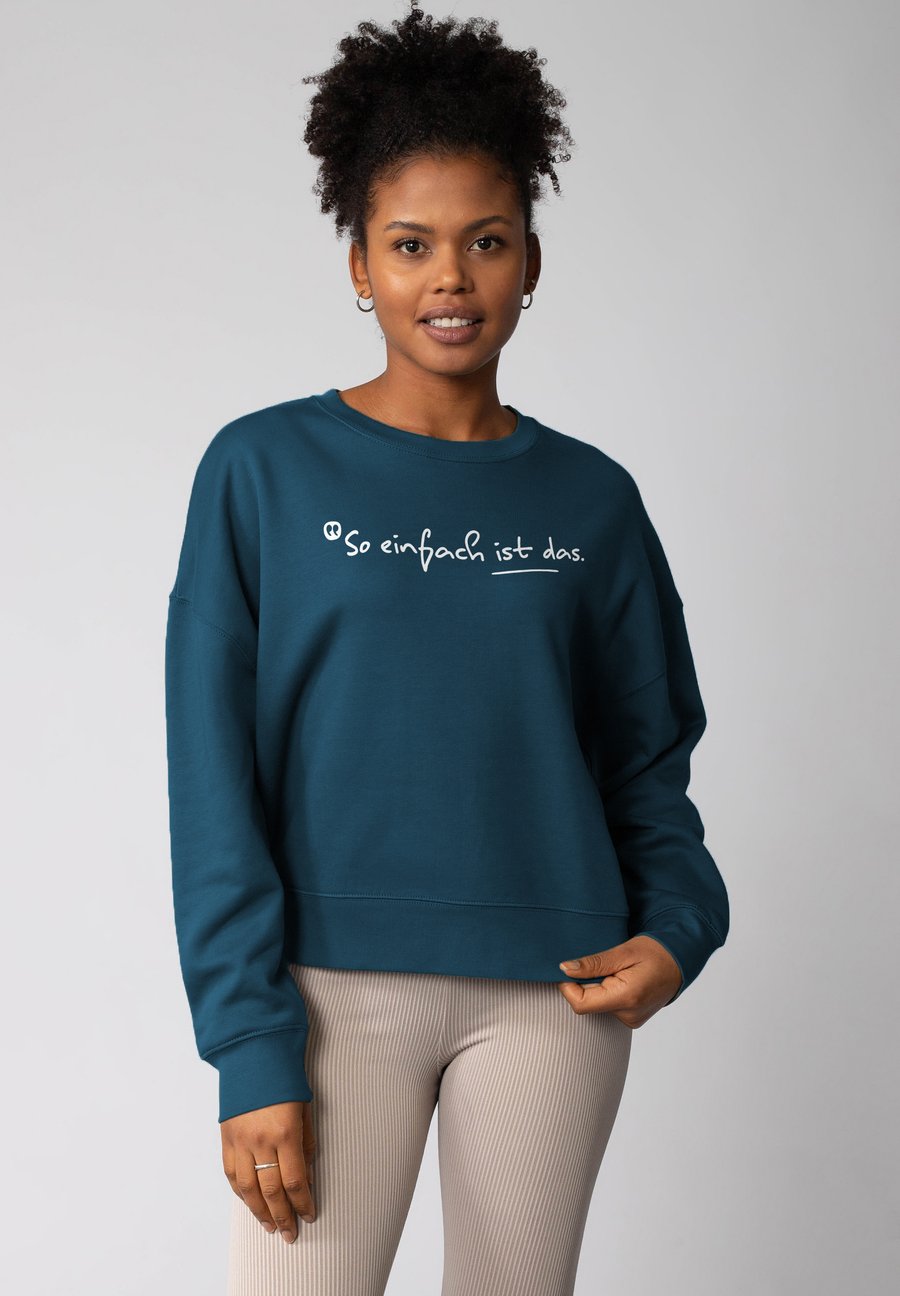 Толстовка watapparel SO EINFACH IST DAS, Deep Teal/Teal
Толстовка watapparel SO EINFACH IST DAS, Deep Teal/Teal