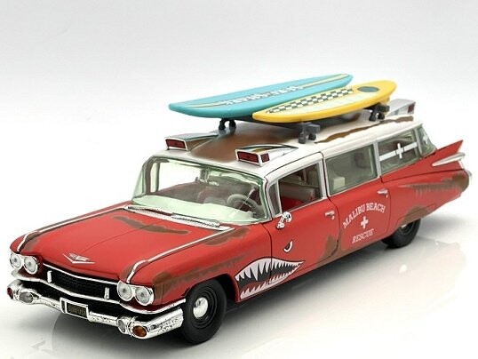 Ertl Cadillac Eldorado Ambulance Surf Shark 1:18 Aw312 IXO
Ertl Cadillac Eldorado Ambulance Surf Shark 1:18 Aw312 IXO