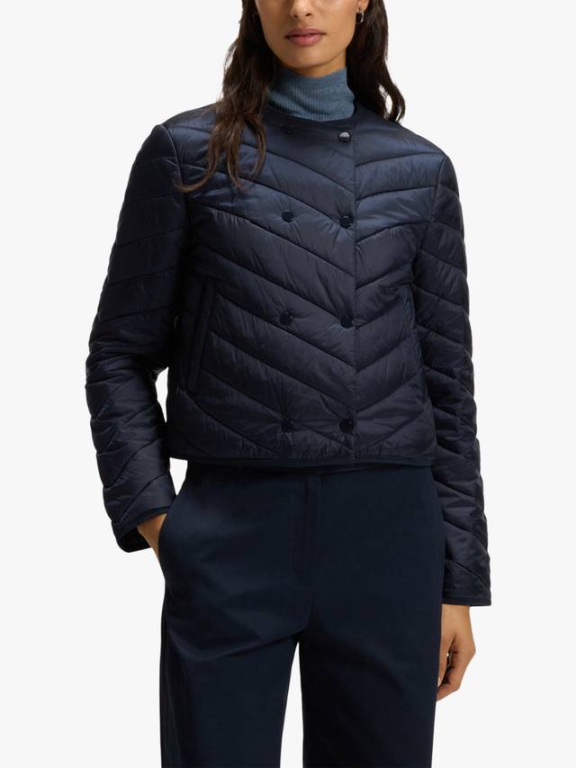 Двубортная утепленная куртка BOSS Pranella HUGO BOSS, Dark Blue
Двубортная утепленная куртка BOSS Pranella HUGO BOSS, Dark Blue