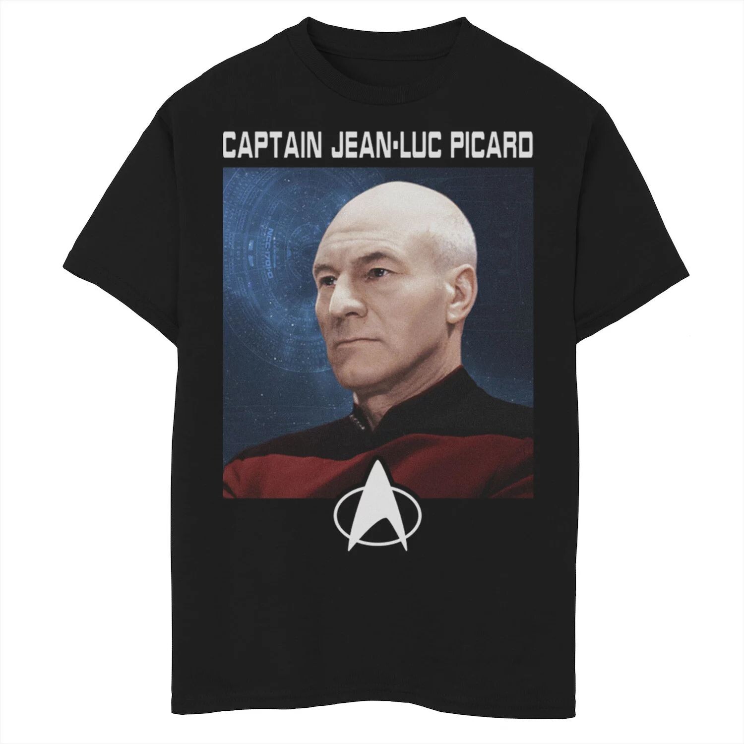 Футболка с рисунком Капитана Пикарда «Звездный путь: Следующее поколение» для мальчиков 8–20 лет Licensed Character
Футболка с рисунком Капитана Пикарда «Звездный путь: Следующее поколение» для мальчиков 8–20 лет Licensed Character