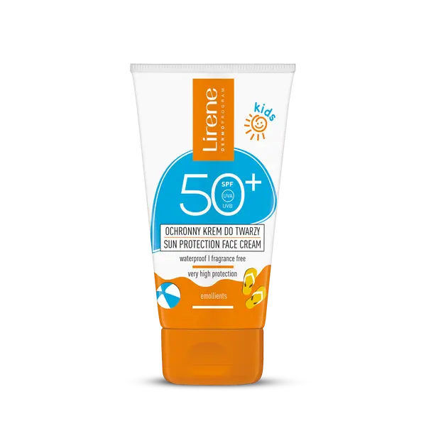 Защитный крем для лица с spf50+ для детей, 50 мл Lirene Sun
Защитный крем для лица с spf50+ для детей, 50 мл Lirene Sun