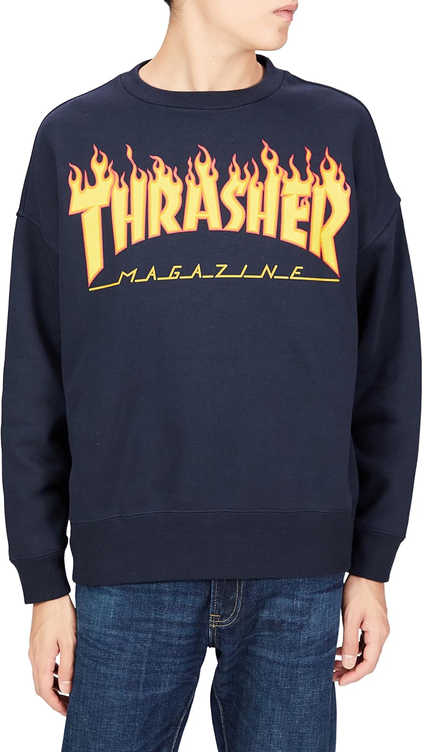 Толстовка унисекс Thrasher TH94130BS / FLAME CREW с круглым вырезом (логотип FLAME, крупный силуэт), классическая модель, темно-синий
Толстовка унисекс Thrasher TH94130BS / FLAME CREW с круглым вырезом (логотип FLAME, крупный силуэт), классическая модель, темно-синий