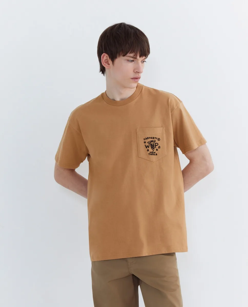 Мужская футболка с коротким рукавом и карманом Fragments Carhartt WIP, коричневый
Мужская футболка с коротким рукавом и карманом Fragments Carhartt WIP, коричневый