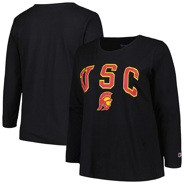 Женская черная футболка с длинным рукавом и круглым вырезом USC Trojans plus size arch over logo Profile, Черный, Женская черная футболка с длинным рукавом и круглым вырезом USC Trojans plus size arch over logo Profile
Женская черная футболка с длинным рукавом и круглым вырезом USC Trojans plus size arch over logo Profile, Черный, Женская черная футболка с длинным рукавом и круглым вырезом USC Trojans plus size arch over logo Profile