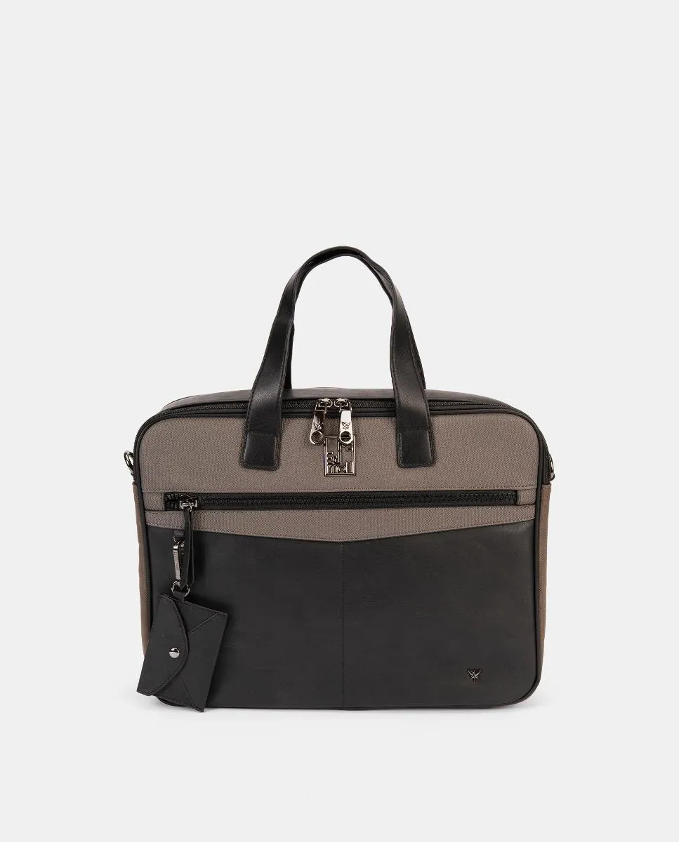 Портфель с передним карманом Pepe Moll, черный 
Портфель с передним карманом Pepe Moll, черный