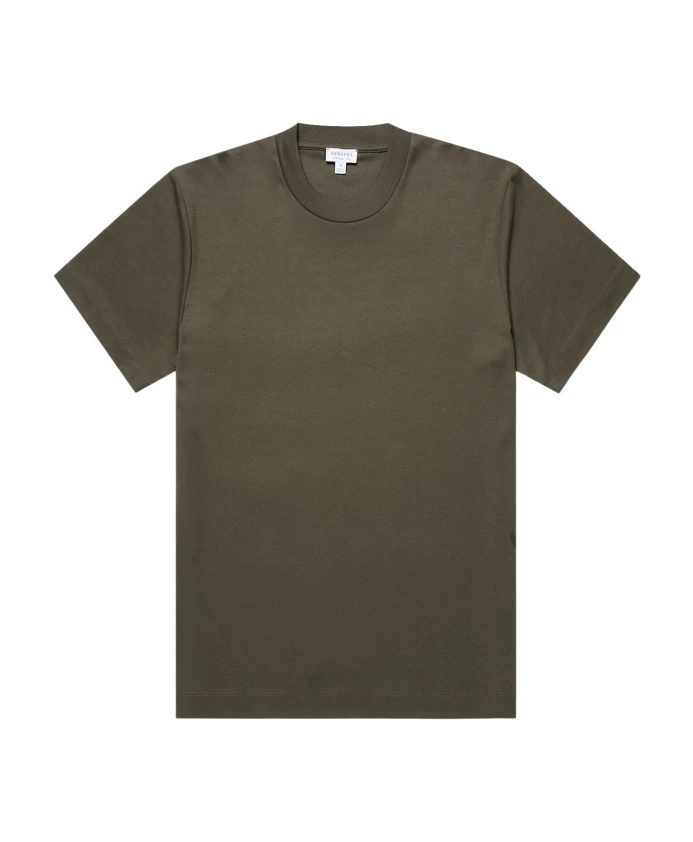 Футболка свободного кроя из плотной ткани. Sunspel, зеленый
Футболка свободного кроя из плотной ткани. Sunspel, зеленый