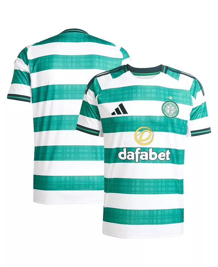 Мужская белая реплика домашней футболки Celtic 2025/26 adidas
Мужская белая реплика домашней футболки Celtic 2025/26 adidas