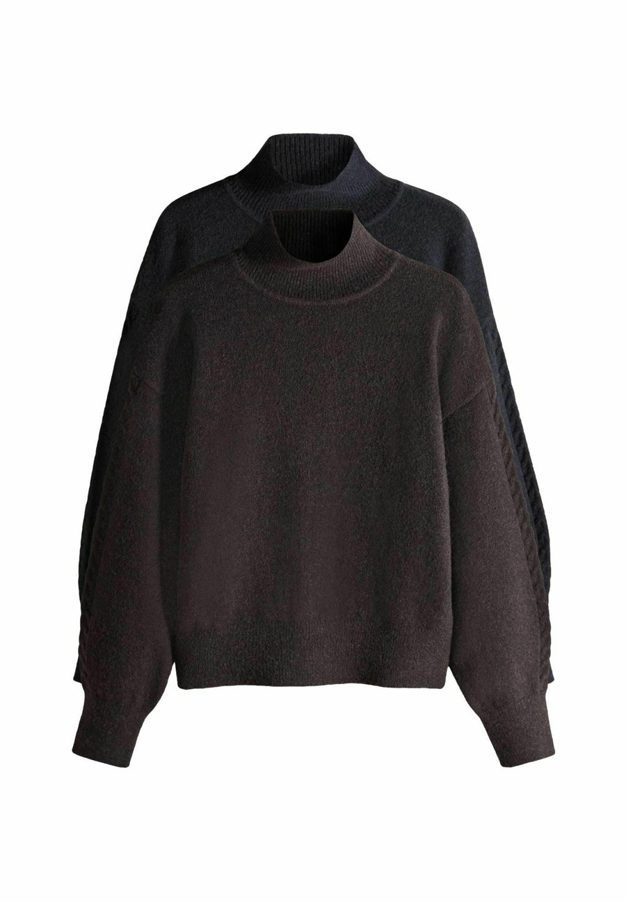 Джемпер THE SET 2 PACK HIGH NECK CABLE, Chocolate Brown/Navy Blue/Blue
Джемпер THE SET 2 PACK HIGH NECK CABLE, Chocolate Brown/Navy Blue/Blue