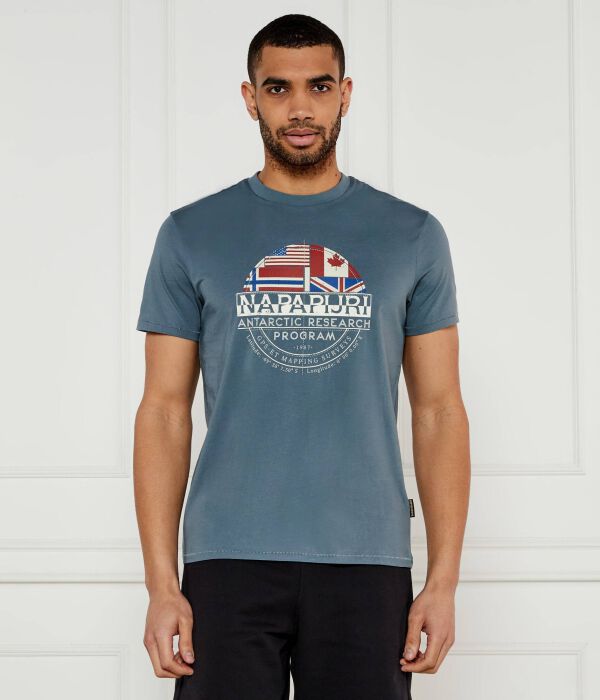 Футболка с рукавами S-образной формы Regular fit Napapijri, синий
Футболка с рукавами S-образной формы Regular fit Napapijri, синий
