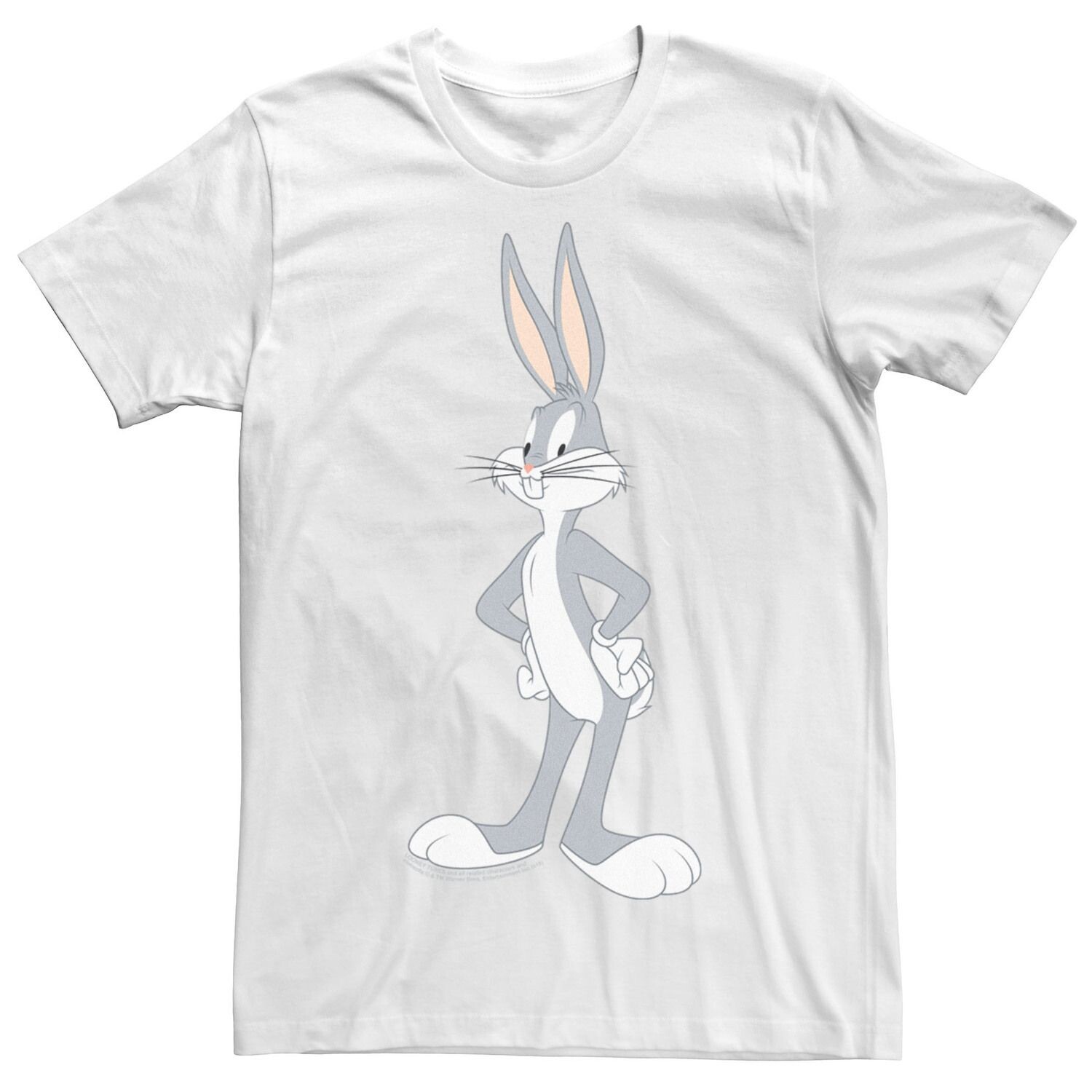 Мужская классическая футболка с портретом в позе Багза Банни Looney Tunes Licensed Character, белый
Мужская классическая футболка с портретом в позе Багза Банни Looney Tunes Licensed Character, белый