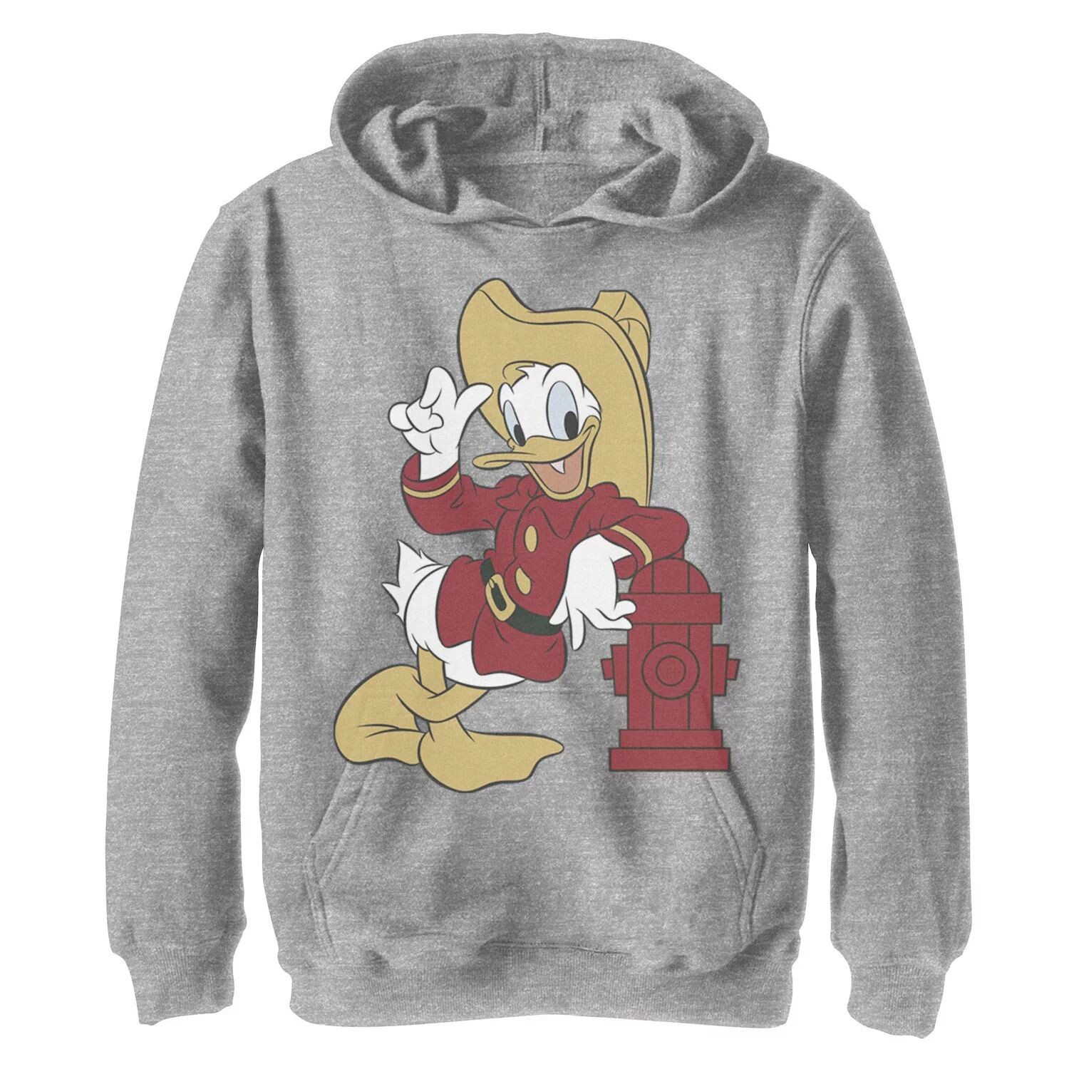 Пуловер с капюшоном и рисунком Disney's Donald Duck для мальчиков 8–20 лет, наряд пожарного Disney
Пуловер с капюшоном и рисунком Disney's Donald Duck для мальчиков 8–20 лет, наряд пожарного Disney