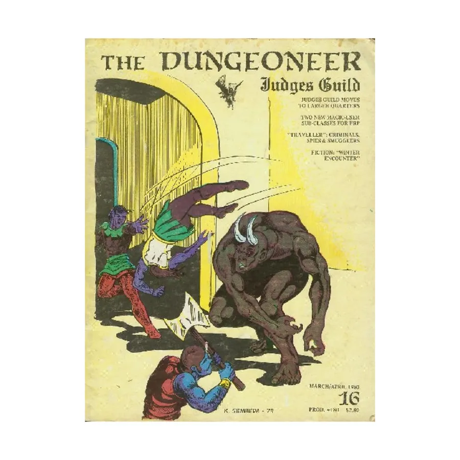 Журнал #16 "Traveller - Criminals, Spies & Smugglers", Dungeoneer Magazine
Журнал #16 "Traveller - Criminals, Spies & Smugglers", Dungeoneer Magazine