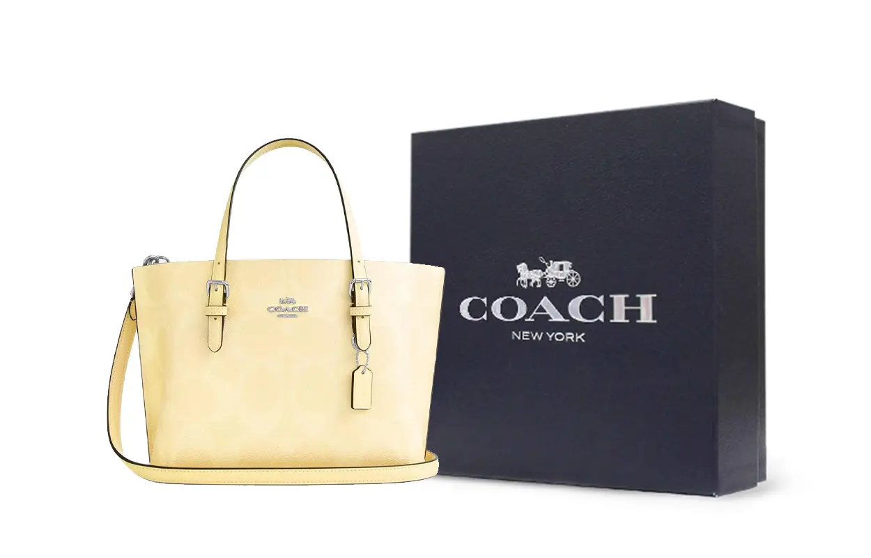 COACH Женская желтая сумка-шоппер Mollie Coated Canvas среднего размера
COACH Женская желтая сумка-шоппер Mollie Coated Canvas среднего размера