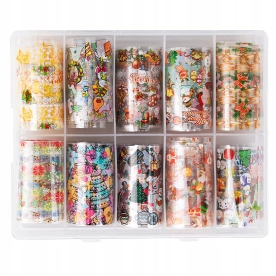 Рождественская трансферная фольга 10 шт. по 100 см 12-03, AllePaznokcie
Рождественская трансферная фольга 10 шт. по 100 см 12-03, AllePaznokcie