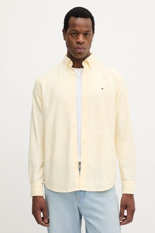 Хлопковая рубашка Tommy Hilfiger, желтый
Хлопковая рубашка Tommy Hilfiger, желтый