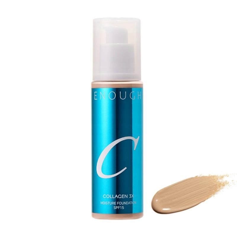 Увлажняющая тональная основа с SPF 15 Enough Collagen Оттенок 23N 100 мл Inna marka
Увлажняющая тональная основа с SPF 15 Enough Collagen Оттенок 23N 100 мл Inna marka