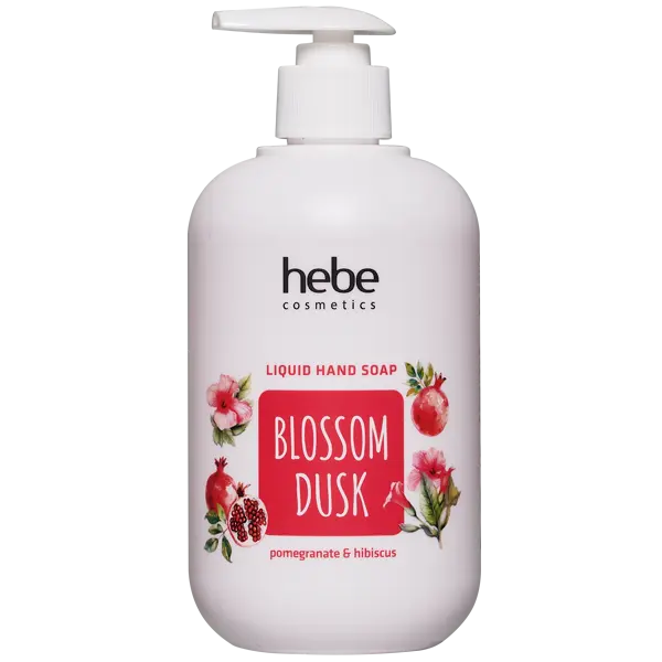 Жидкое мыло для рук, 500 мл Hebe Cosmetics Blossom dusk pomegranate&hibiscus
Жидкое мыло для рук, 500 мл Hebe Cosmetics Blossom dusk pomegranate&hibiscus