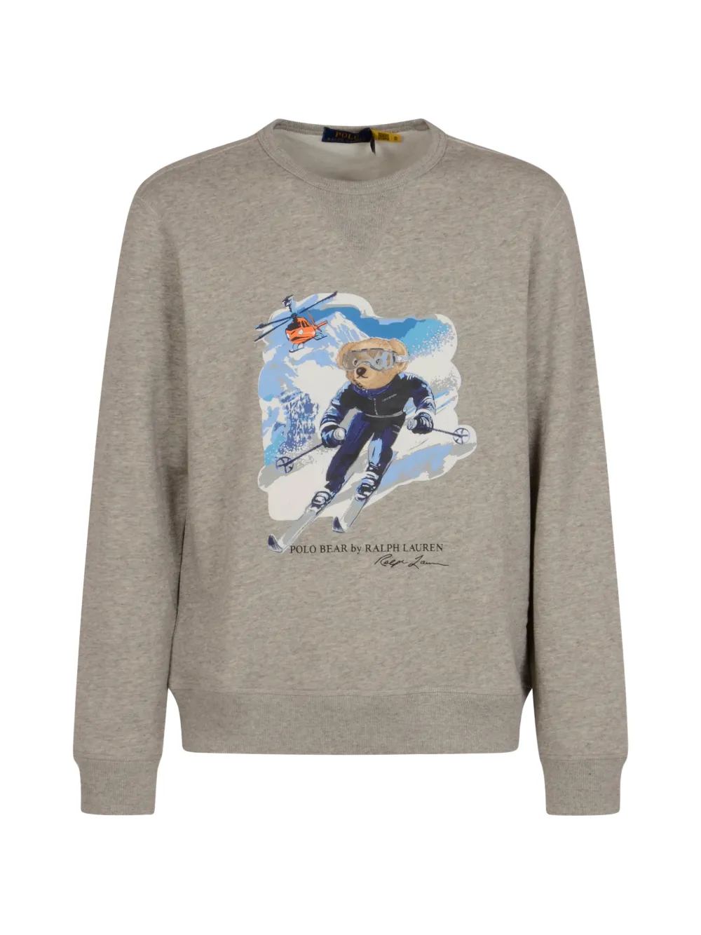 Свитер с принтом и круглым вырезом Polo Ralph Lauren, серый
Свитер с принтом и круглым вырезом Polo Ralph Lauren, серый