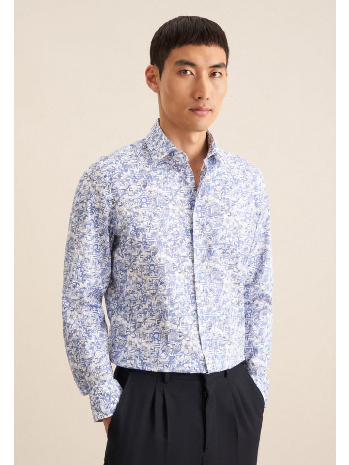 Рубашка Seidensticker, светло-синий
Рубашка Seidensticker, светло-синий