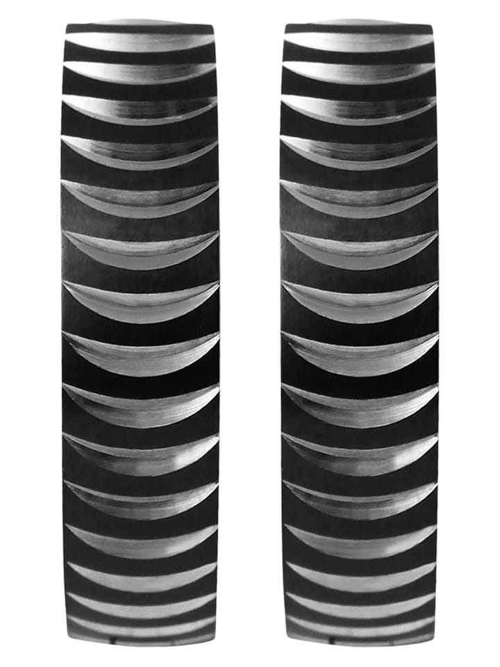 Adeliás Женские серьги - серьги-кольца на шарнирах из нержавеющей стали черного цвета
Adeliás Женские серьги - серьги-кольца на шарнирах из нержавеющей стали черного цвета