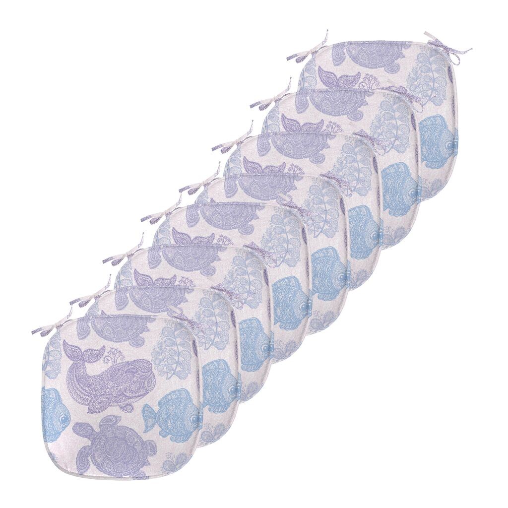 Подушки для обеденного стула ABAKUHAUS Whale, Sea Life Paisley Mehndi, декоративная водонепроницаемая подушка с ремнями для кухонных сидений, 40 см x 40 см — упаковка из 8 шт., фиолетовый, бледно-розовый, синий, белый
Подушки для обеденного стула ABAKUHAUS Whale, Sea Life Paisley Mehndi, декоративная водонепроницаемая подушка с ремнями для кухонных сидений, 40 см x 40 см — упаковка из 8 шт., фиолетовый, бледно-розовый, синий, белый