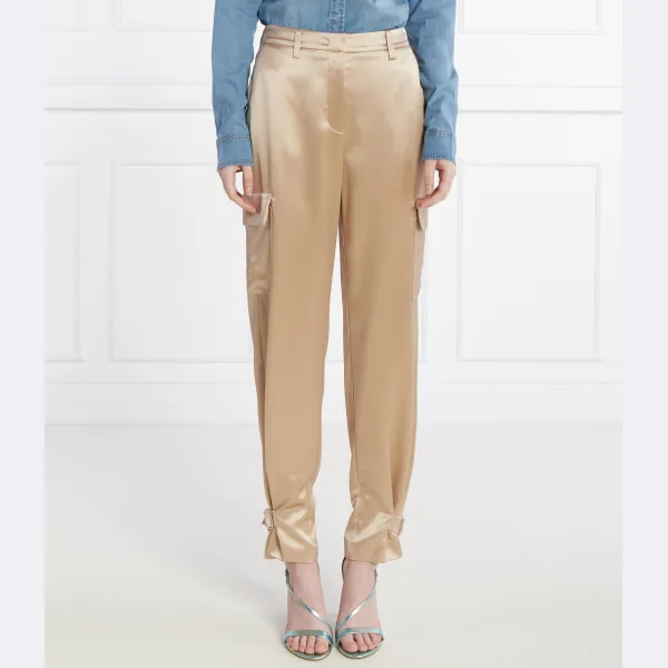 Атласные брюки прямого кроя Guess, золотой
Атласные брюки прямого кроя Guess, золотой