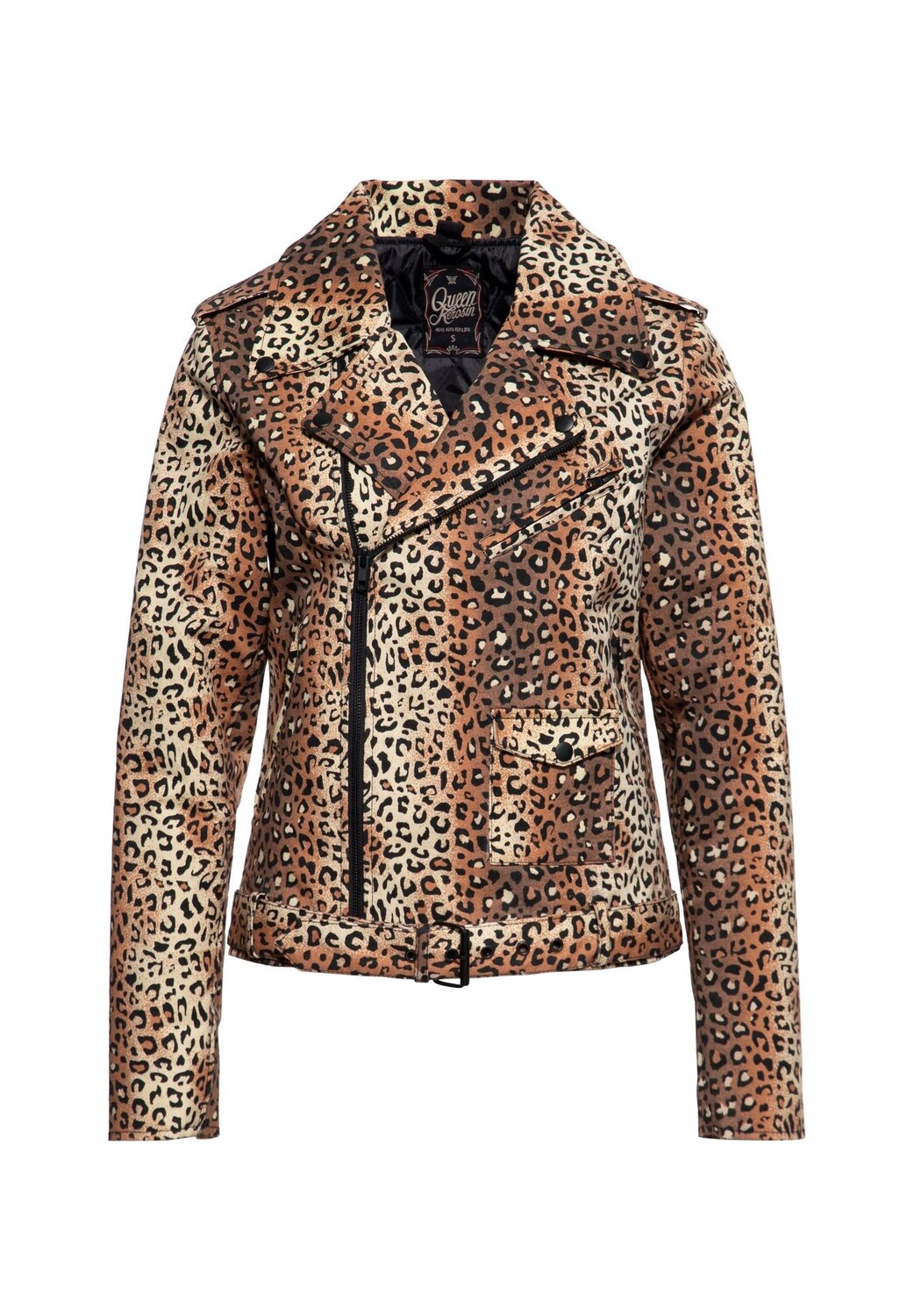 Байкерская куртка со сплошным леопардовым принтом Motor Queen Service QUEEN KEROSIN, цвет Leo, Коричневый, Байкерская куртка со сплошным леопардовым принтом Motor Queen Service QUEEN KEROSIN, цвет Leo
Байкерская куртка со сплошным леопардовым принтом Motor Queen Service QUEEN KEROSIN, цвет Leo, Коричневый, Байкерская куртка со сплошным леопардовым принтом Motor Queen Service QUEEN KEROSIN, цвет Leo