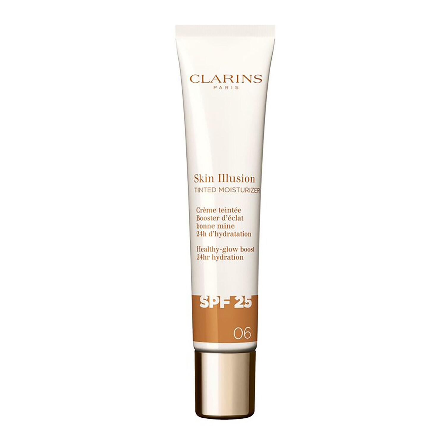 Тональная основа Skin Illusion Tinted Moisturizer SPF 25 Clarins, 06 (40 ml)
Тональная основа Skin Illusion Tinted Moisturizer SPF 25 Clarins, 06 (40 ml)