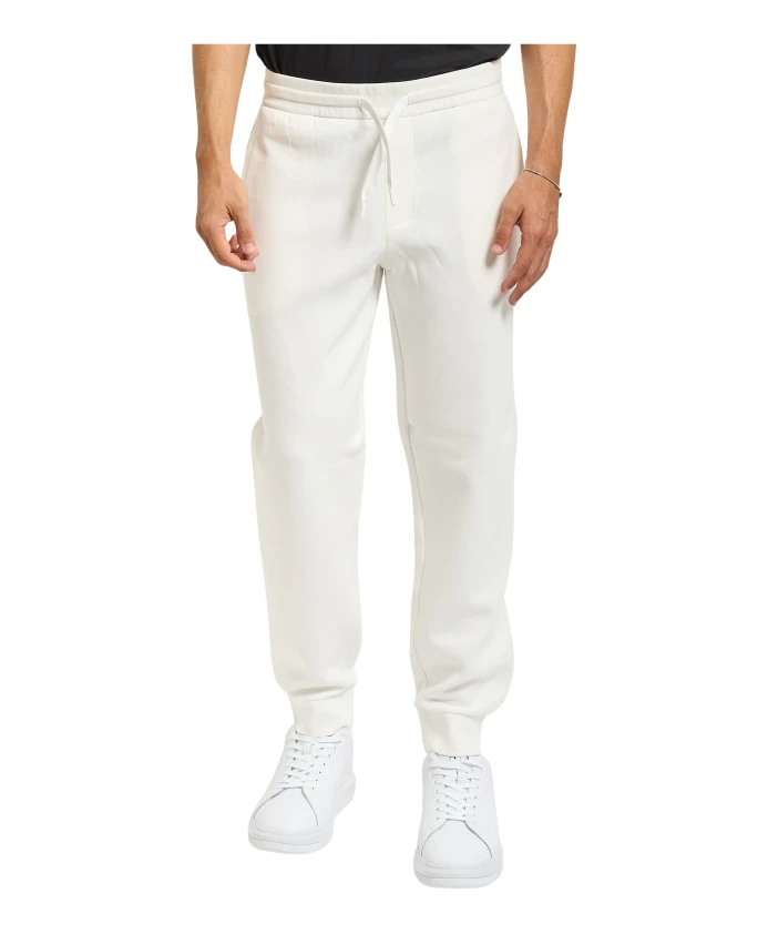 Белые хлопковые спортивные штаны на шнуровке Armani Exchange, белый
Белые хлопковые спортивные штаны на шнуровке Armani Exchange, белый