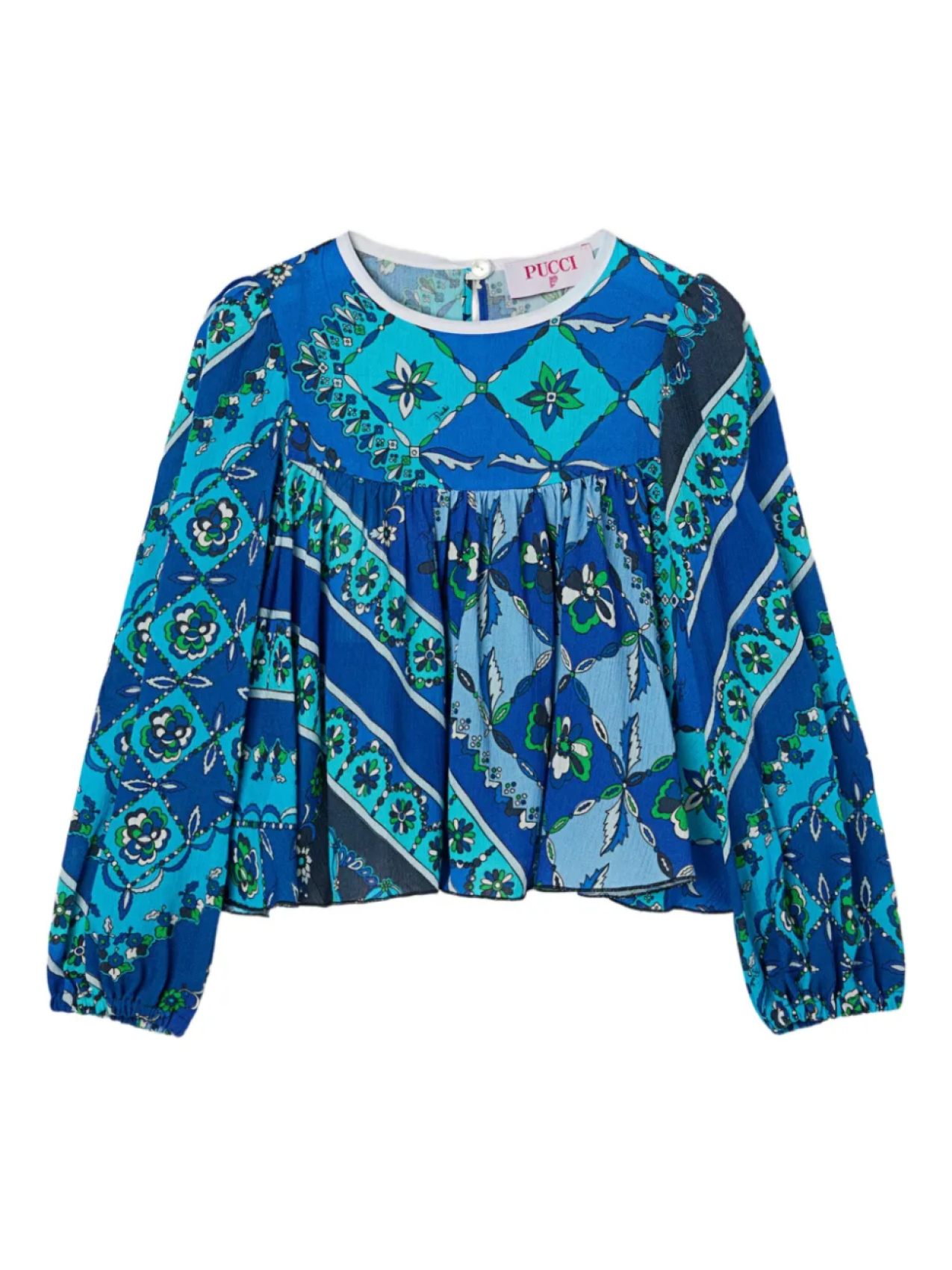 Блузка Festa с цветочным принтом и рукавами-фонариками PUCCI Junior, синий
Блузка Festa с цветочным принтом и рукавами-фонариками PUCCI Junior, синий