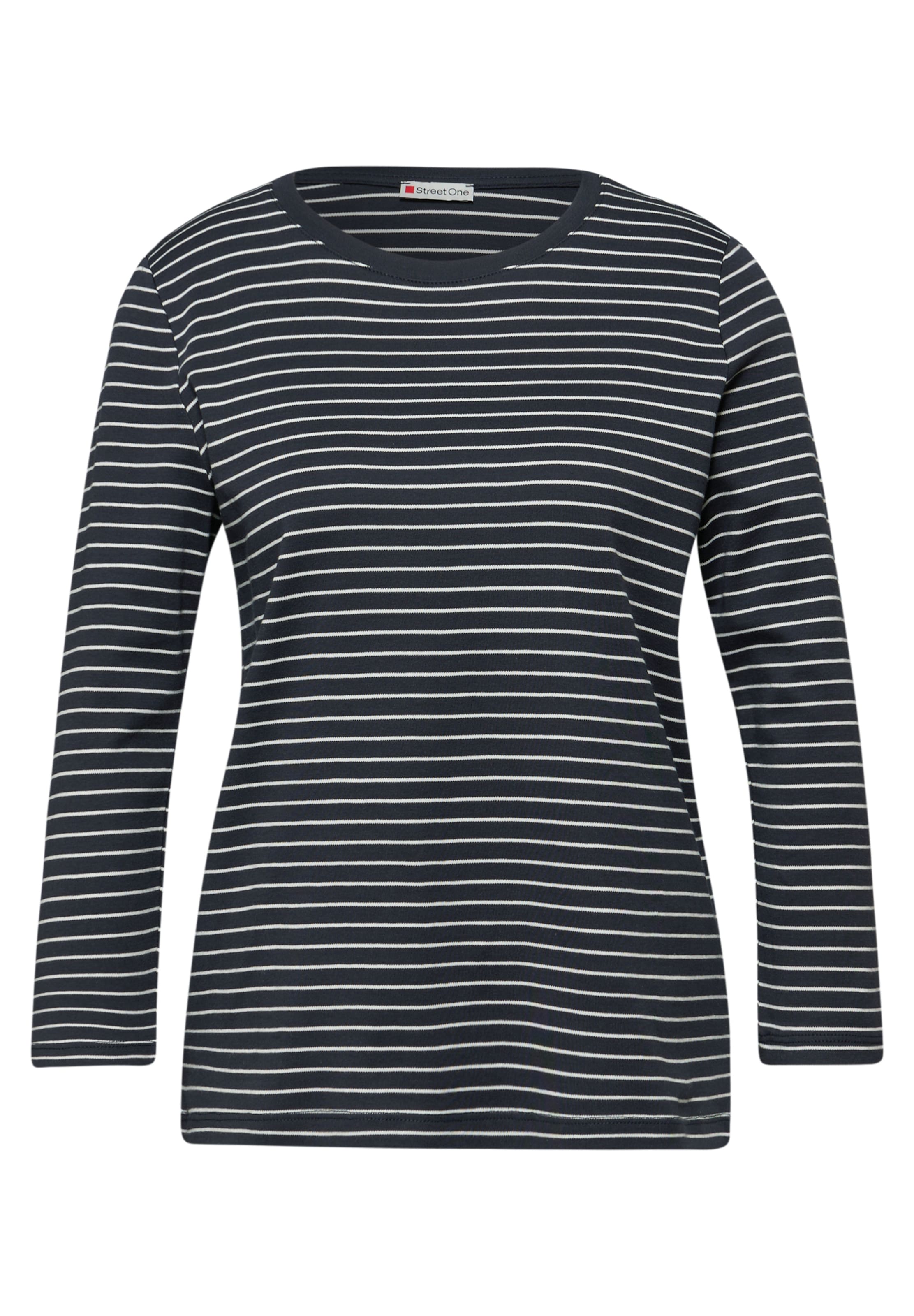 STREET ONE Лонгслив в темно-синем цвете
STREET ONE Лонгслив в темно-синем цвете