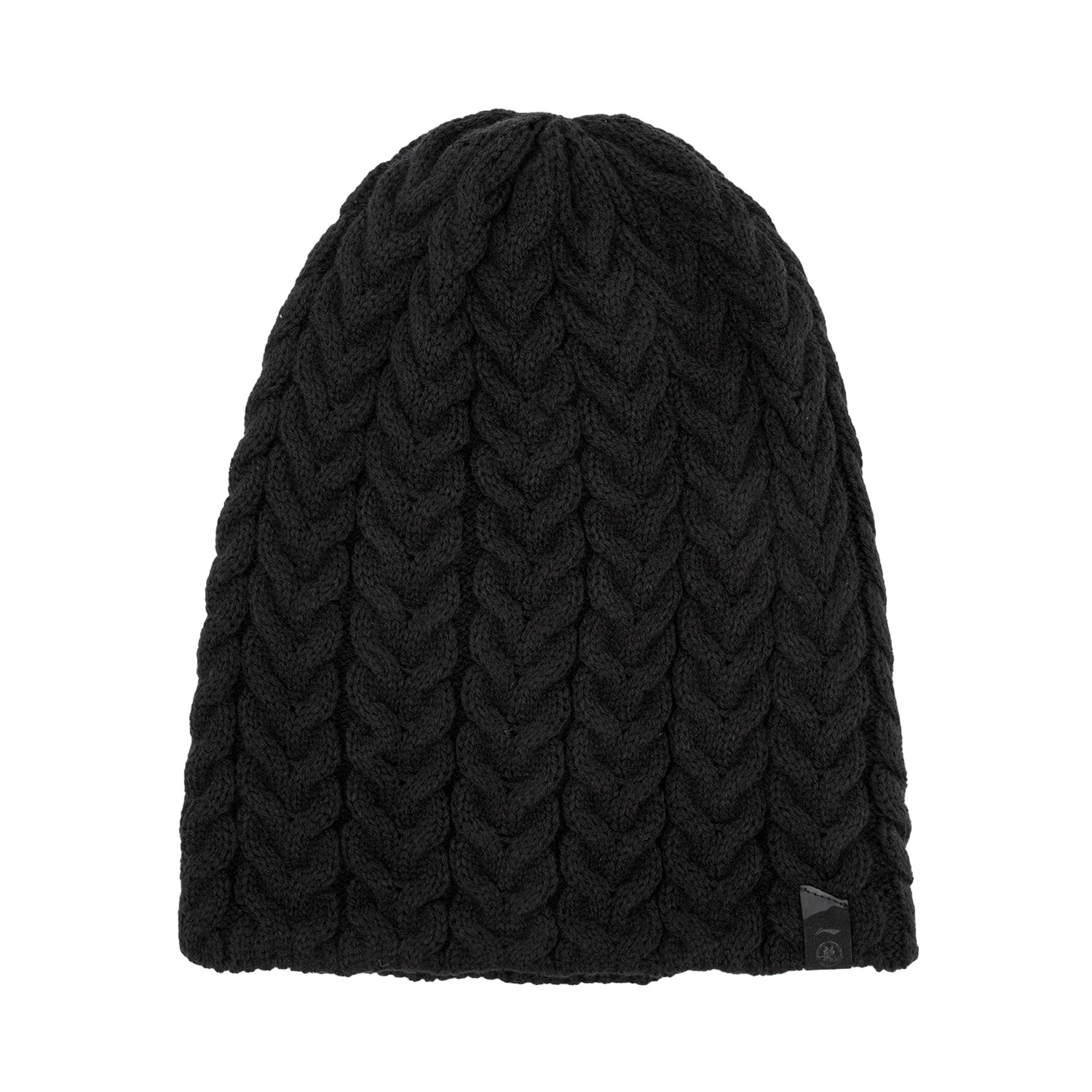 LINING Акриловая вязаная шапка унисекс угольно-серого цвета, Black
LINING Акриловая вязаная шапка унисекс угольно-серого цвета, Black